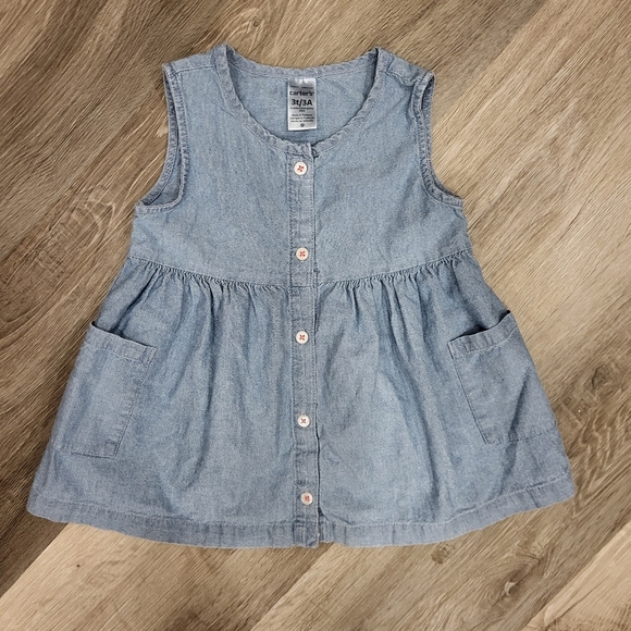 Carter's Other - Carters toddler girl dress denim